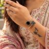 Adjustable Elephant Bracelet with artistic elephant design and premium polished finish