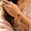 Gold Plated Designer Bangle elegant premium fashion jewelry for women