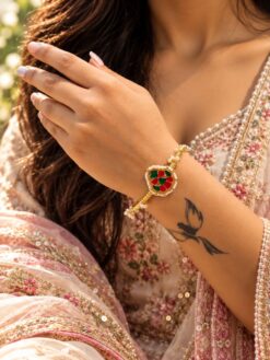 Gold Plated Designer Bangle elegant premium fashion jewelry for women