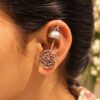 Oxidized Silver Bugadi traditional ethnic jewelry design