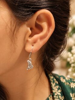 Charming Foot Design Earring unique artistic fashion jewelry
