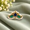 Designer Lotus Ring – Traditional Elegance for Every Occasion 11 Designer Lotus Ring floral brass jewelry with premium polish