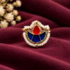 Handmade Meenakari Ring with Traditional Colourful Design for Women