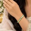 Anti Tarnish Heart Bracelet elegant premium brass jewelry for women