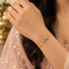 Anti Tarnish Square Bracelet – Premium Designer Jewelry for Women 5 Anti Tarnish Square Bracelet elegant geometric designer brass jewelry for women