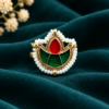 Handmade Meenakari Ring with Traditional Colourful Design for Women
