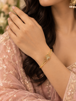 Anti Tarnish Butterfly Bangle charming designer brass jewelry for women