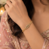 Fashionable Anti Tarnish Bangle stylish designer brass jewelry for women