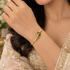 Anti Tarnish Snake Bangle dazzling unique designer brass jewelry for women