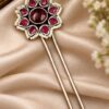 Unique Flower Juda Pin – Elegant Floral Traditional Hair Accessory