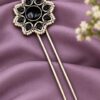 Unique Flower Juda Pin – Elegant Floral Traditional Hair Accessory