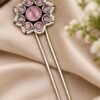 Unique Flower Juda Pin – Elegant Floral Traditional Hair Accessory
