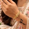 Designer Anti Tarnish Bangle premium elegant brass jewelry for women