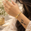 Anti Tarnish Round Bracelet elegant premium designer brass jewelry for women