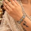 Openable Two Tone Kada Elegant Designer Brass Bangle