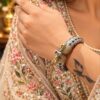 Adjustable Peacock Kada – Stunning Premium Jewelry for Party Wear 4 Adjustable Peacock Kada Elegant Peacock Design Brass Jewelry