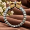 Adjustable Peacock Kada – Stunning Premium Jewelry for Party Wear 5 Adjustable Peacock Kada Elegant Peacock Design Brass Jewelry