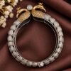 Adjustable Peacock Kada Elegant Peacock Design Brass Jewelry