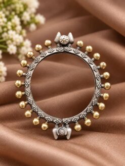 Designer Two Tone Kada Elegant Premium Brass Bangle