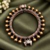 Designer Two Tone Kada – Premium Bangle for Stylish Look 5 Designer Two Tone Kada Elegant Premium Brass Bangle