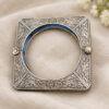 Floral Art Square Bangle Brass Designer Traditional Jewelry