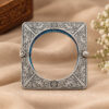 Floral Art Square Bangle – Elegant Design for Modern Traditional Style 4 Floral Art Square Bangle Brass Designer Traditional Jewelry
