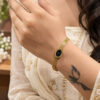 Anti Tarnish Clock Bracelet – Elegant Jewelry for Modern Women 4 Anti Tarnish Clock Bracelet Elegant Clock Inspired Wrist Jewelry