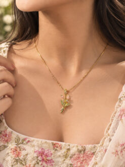 Anti Tarnish Chain Pendant Elegant Stylish Necklace Jewelry