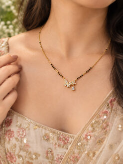 Anti Tarnish Butterfly Necklace Elegant Butterfly Jewelry for Women