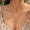 Anti Tarnish Bird Necklace Elegant Nature Inspired Jewelry for Women