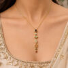 Anti Tarnish Geometric Necklace Modern Elegant Jewelry for Women