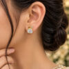 Anti Tarnish Bunny Earring cute brass rabbit jewelry for women