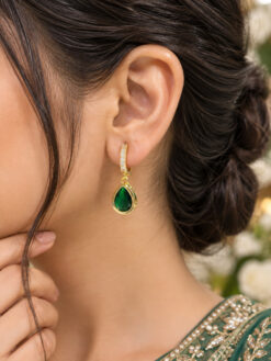 Anti Tarnish Drop Earring elegant brass jewelry for women