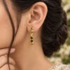 Unique Anti Tarnish Earring Premium Brass Designer Jewelry