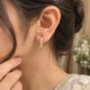 Anti Tarnish Charming Earring Premium Brass Designer Jewelry