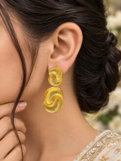 Anti Tarnish Stylish Earring Premium Brass Designer Jewelry