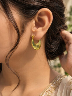 Anti Tarnish Chand Baali Traditional Brass Designer Earring