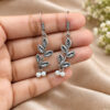 Leaf Hook Earring elegant brass jewelry design