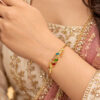 Anti Tarnish Leaf Bracelet elegant brass jewelry