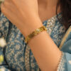 Anti Tarnish Floral Bangle elegant designer floral jewellery for women