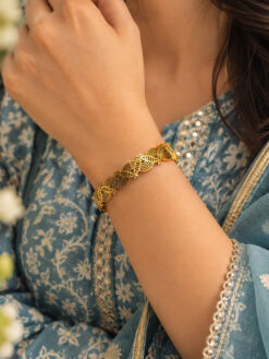 Anti Tarnish Floral Bangle elegant designer floral jewellery for women
