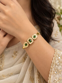 Anti Tarnish Geometric Bracelet Modern Brass Jewelry for Women