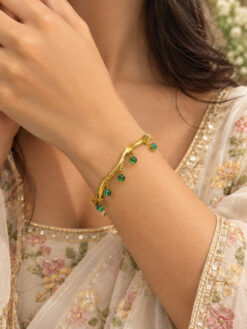 Anti Tarnish Designer Bracelet Premium Stylish Brass Jewelry for Women