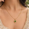 Anti Tarnish Heart Necklace with Elegant Heart Pendant and Premium Polish