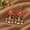 Flower Meenakari Earring colorful floral traditional ethnic jewelry design