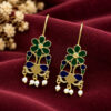 Flower Meenakari Earring colorful floral traditional ethnic jewelry design