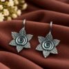 Silver Flower Bugadi floral traditional jewelry with premium silver-toned polish