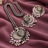 Peacock Necklace Set traditional brass jewelry with premium polish