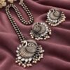 Peacock Necklace Set traditional brass jewelry with premium polish