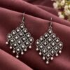 Geometric Hook Earring modern brass jewelry with premium polish